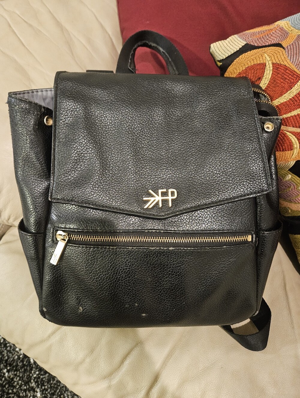 Freshly Picked Vegan Leather Diaper Bag; Small.